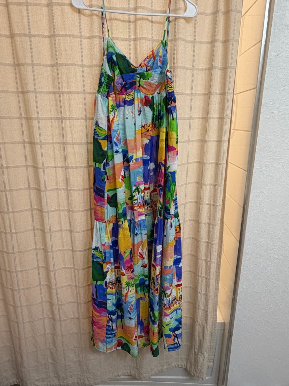 Gore Tropical Print Maxi Dress